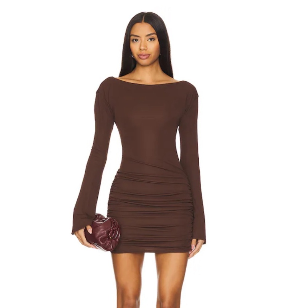 Revolve Lovers & Friends brown mini dress